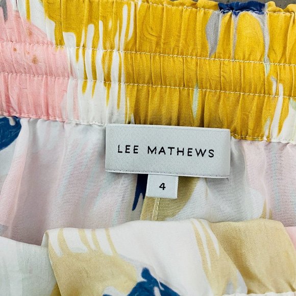 Lee Mathews Printed Silk Skirt Women's Size 4 (AU 14) - Picture 5 of 8